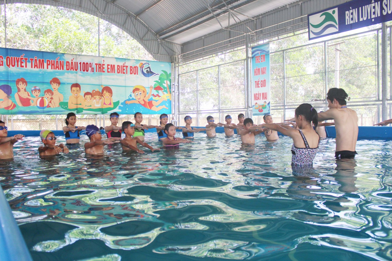 Phát động toàn dân tập bơi phòng chống đuối nước